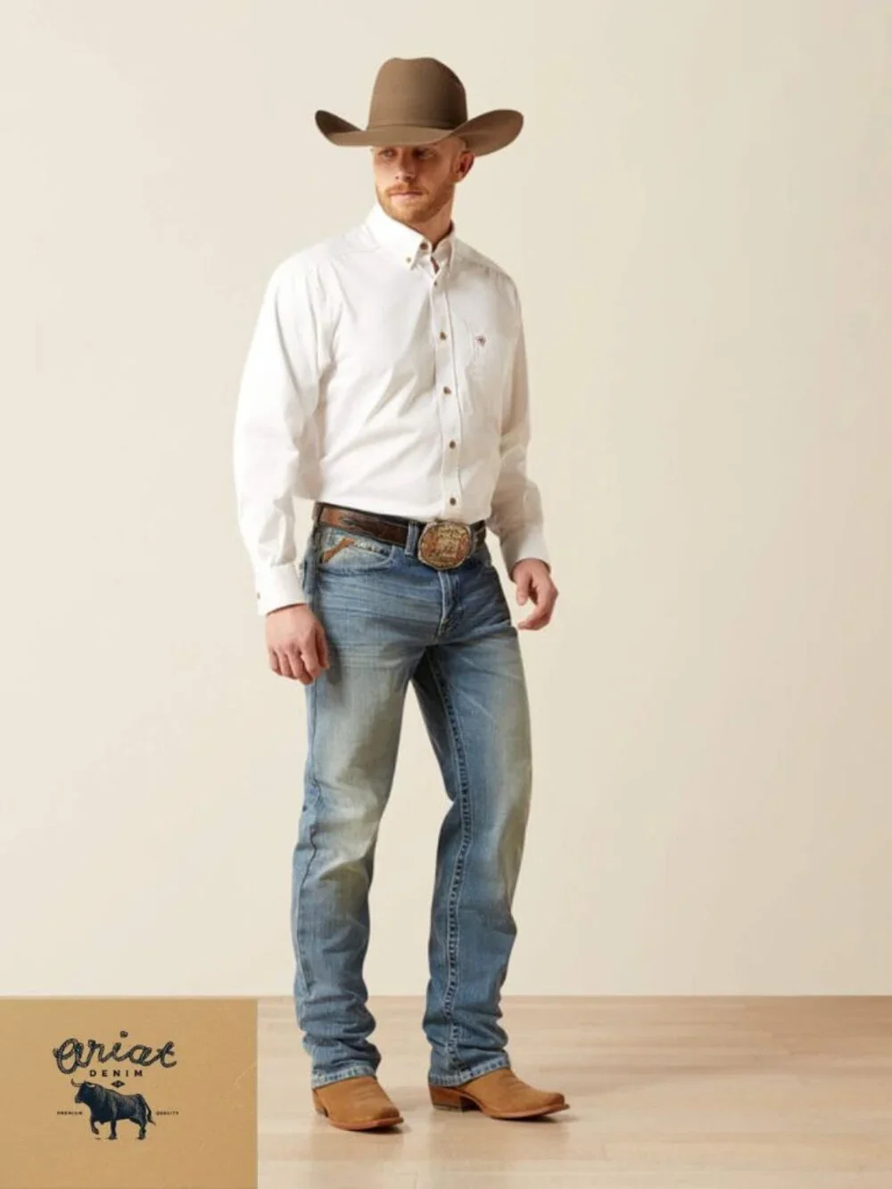 M2 Relaxed Stirling Stretch Boot Cut Jeans In Shasta